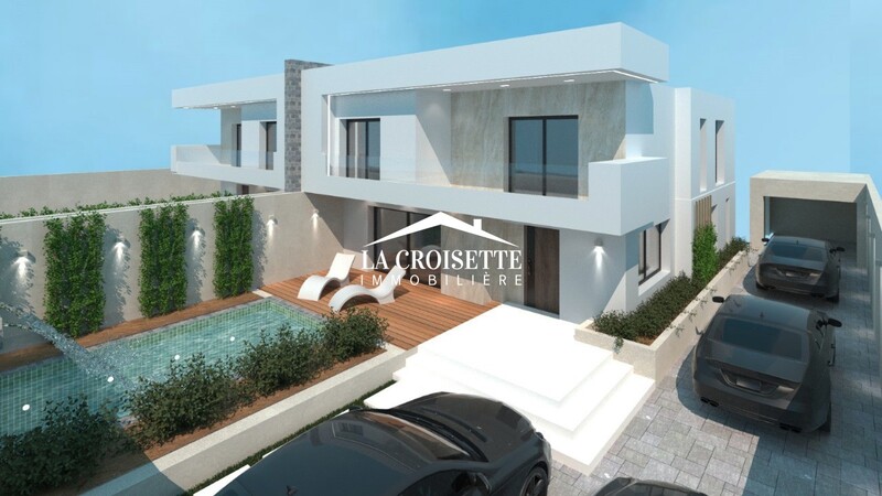 Duplex S+5 avec terrasse et piscine à La Soukra